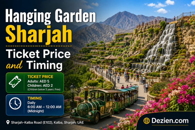 Hanging Garden Sharjah Ticket Price and Timing: Complete Visitor Guide (2026)